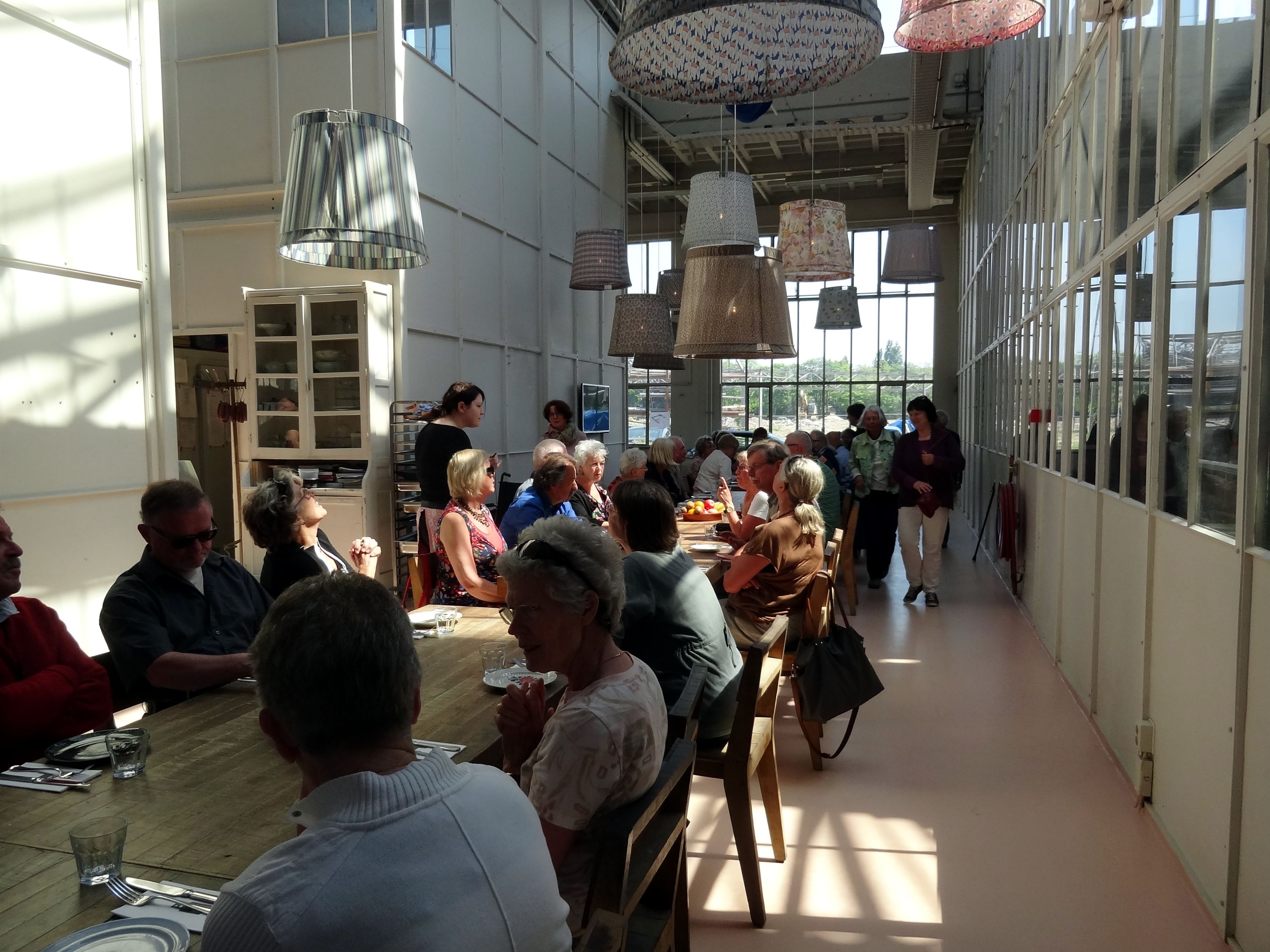 Lunch in De Fabriek van Piet Hein Eek te Eindhoven 8 juni 2013